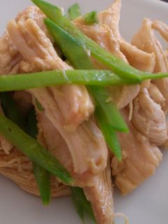 鶏ささみのわさび醤油あえ-レシピのメイン写真