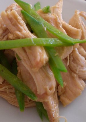 鶏ささみのわさび醤油あえ-レシピのメイン写真