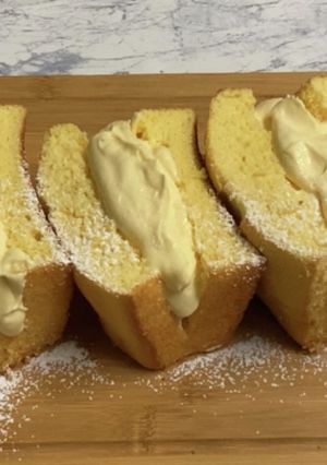 ノンオイル　レモンシフォンケーキ-レシピのメイン写真