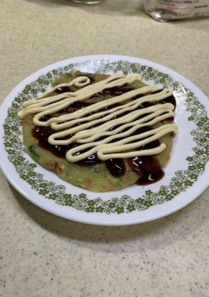 余った餃子のタネでお好み焼き-レシピのメイン写真