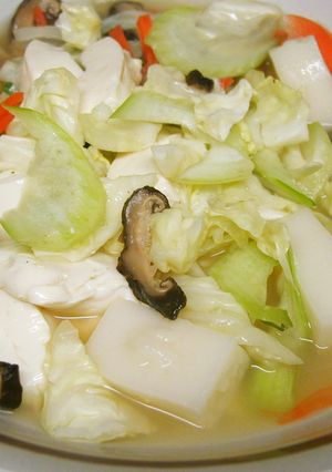 豆腐ともちの一人鍋-レシピのメイン写真