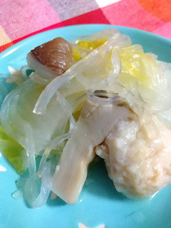 鶏団子と白菜・キノコの煮物-レシピのメイン写真