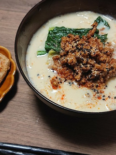 ごま味噌豆乳坦々うどん-レシピのメイン写真