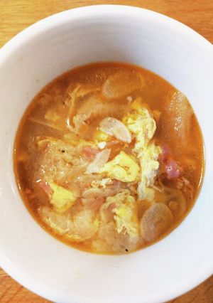 ☆スペインにんにくスープ（ソパデアホ）☆-レシピのメイン写真