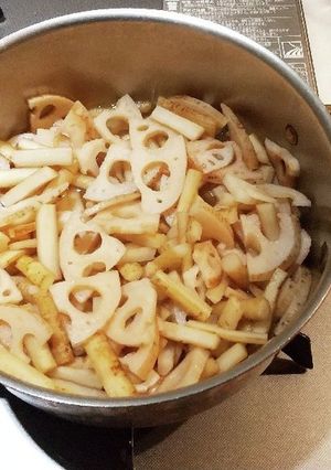 蓮根とごぼうの甘酢漬け-レシピのメイン写真