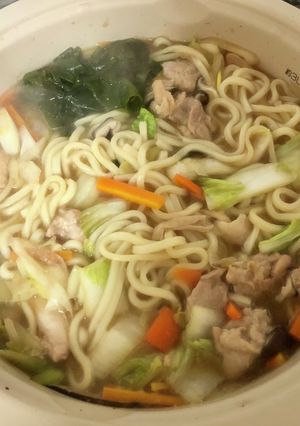 すぐできる♪ 味噌煮込みうどん-レシピのメイン写真