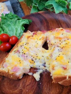 冷凍作りおき♪カルボナーラ風トースト-レシピのメイン写真