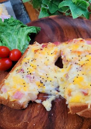 冷凍作りおき♪カルボナーラ風トースト-レシピのメイン写真