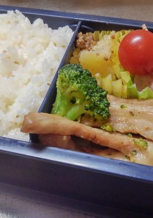 デコらない豚トロ弁当210208-レシピのメイン写真