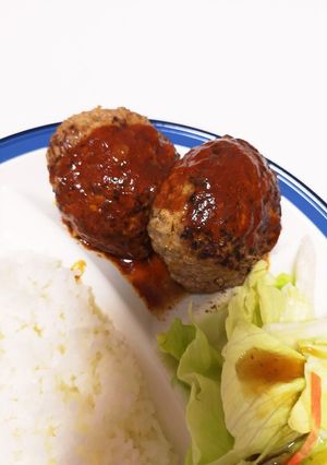 柚子コショウのハンバーグ-レシピのメイン写真