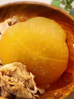 大根と豚肉の煮物♪-レシピのメイン写真