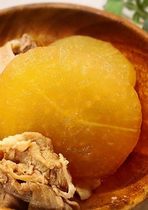 大根と豚肉の煮物♪-レシピのメイン写真