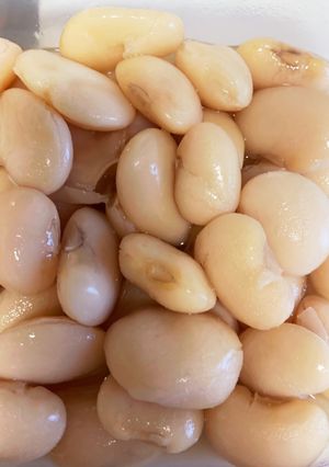 ちょっと大きめ?白花豆煮-レシピのメイン写真