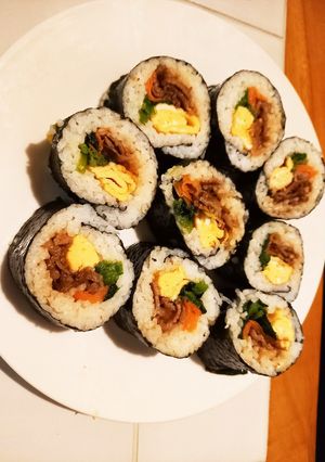 ★簡単牛肉の太巻き寿司★-レシピのメイン写真