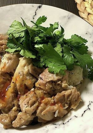 ＊炊飯器で♡簡単美味しいカオマンガイ♡-レシピのメイン写真
