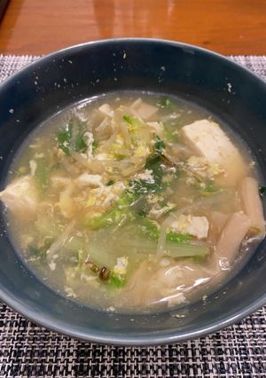 野菜たっぷりレタス入り中華スープ-レシピのメイン写真