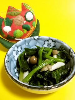 ほうれん草としめじのおひたし-レシピのメイン写真