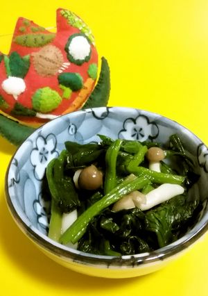 ほうれん草としめじのおひたし-レシピのメイン写真