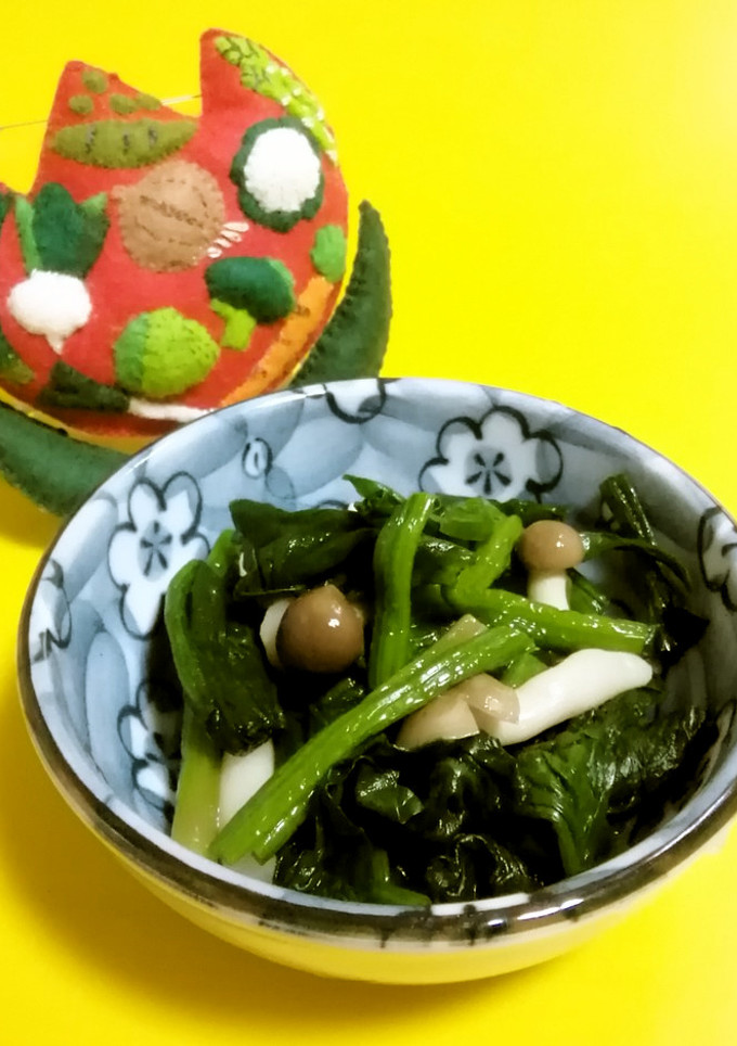 ほうれん草としめじのおひたし-レシピのメイン写真