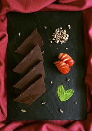 ♥生チョコテリーヌ♥焼かずに基本材料3つ-レシピのメイン写真