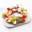 のりと米粉のパンケーキ お豆腐のクリーム