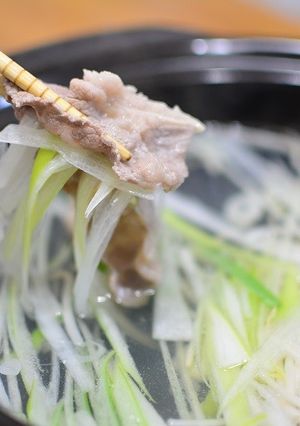 風邪予防鍋♬ネギ豚しゃぶしゃぶ★-レシピのメイン写真