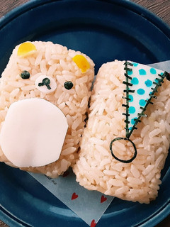 リラックマおにぎり-レシピのメイン写真