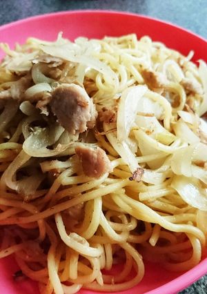 ツナと玉ねぎの和風スパゲティ-レシピのメイン写真