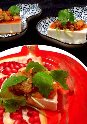 白菜キムチメープル 三つ葉 冷奴に-レシピのメイン写真