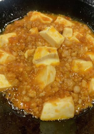 粗ミンチでジューシー麻婆豆腐-レシピのメイン写真