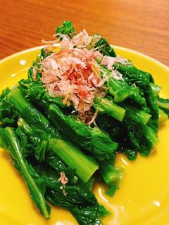 【簡単】菜の花のお浸し(ワサビ風味)-レシピのメイン写真