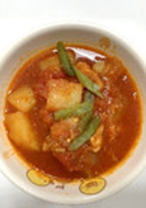 保育施設給食★鶏肉のトマト煮-レシピのメイン写真