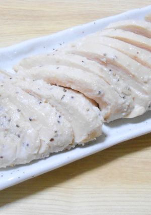 コンビニのサラダチキンを臭みなしで作る-レシピのメイン写真