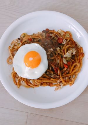 ソース焼うどん-レシピのメイン写真