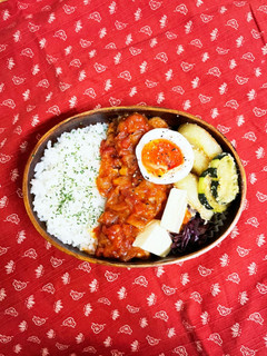 鶏肉のトマト煮込み弁当-レシピのメイン写真