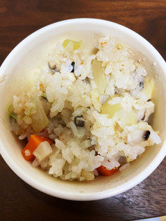 離乳食完了期!帆立の炊き込みご飯-レシピのメイン写真