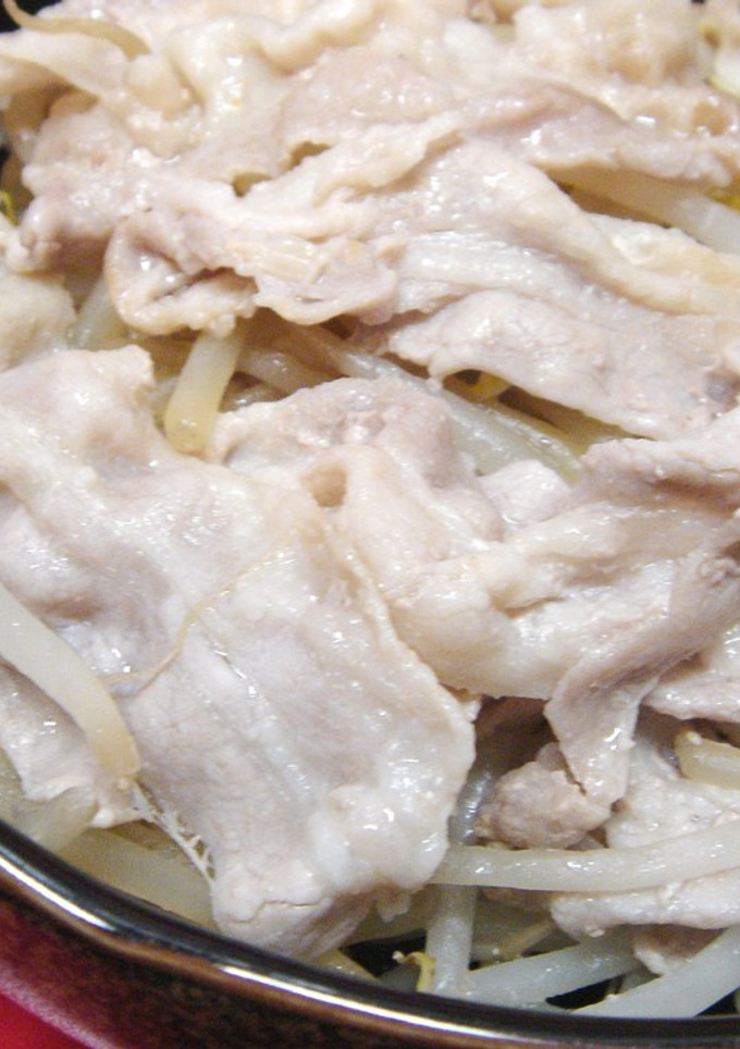 もやしと豚バラ肉の蒸し煮-レシピのメイン写真