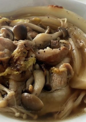豚バラと白菜のさっぱりきのこスープ-レシピのメイン写真