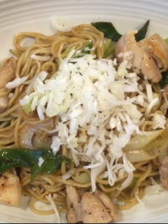ジューシー!とりネギぽん焼そば♪-レシピのメイン写真
