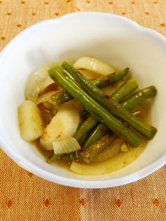いんげんと玉ねぎの焼きびたし-レシピのメイン写真