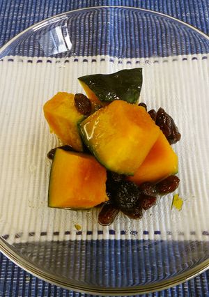 かぼちゃの簡単レンジ煮-レシピのメイン写真