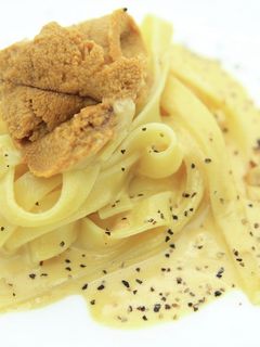 ウニの濃厚クリームパスタ-レシピのメイン写真