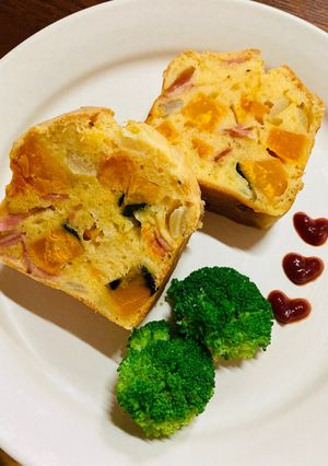 ダークホースカボチャ のケーク・サレ-レシピのメイン写真