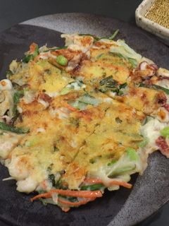 甘えびとたこのチヂミ-レシピのメイン写真