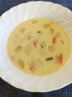 かぶの豆乳味噌スープ-レシピのメイン写真