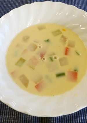 かぶの豆乳味噌スープ-レシピのメイン写真