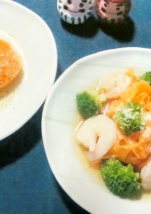 まるごとにんじん麺ともちもちにんじん餅-レシピのメイン写真