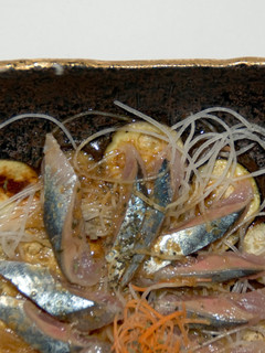秋刀魚と茄子のカルパッチョ-レシピのメイン写真