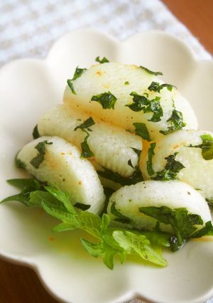 5分でお弁当おかず！長芋と大葉のソテー！-レシピのメイン写真