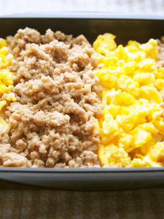 10分でお弁当完成!レンチンそぼろ丼!-レシピのメイン写真
